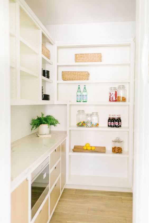 Open Shelf Pantry by Home Bunch