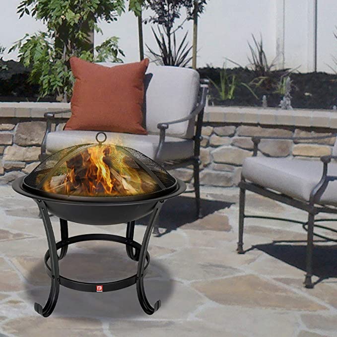 FireBeauty Fire Pit BBQ Grill Pit Bowl