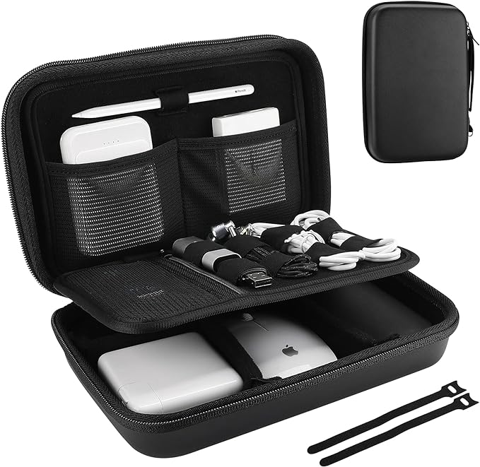 ProCase Hard Travel Electronic Organizer